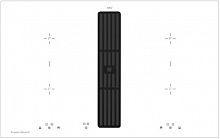 Варочная панель с вытяжкой Kuppersbusch KMI 8500.0 WR Black Velvet